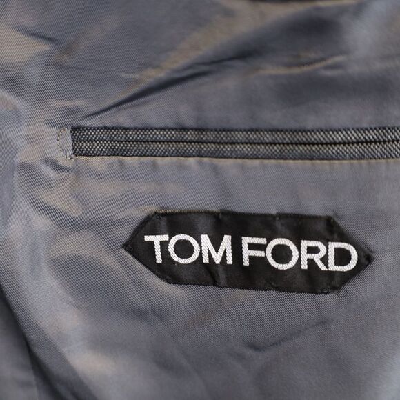 Tom Ford Shelton Suit Blazer in Grey Wool - Picture 4 of 4